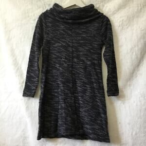 Loft  Gray Turtleneck Sweater Dress